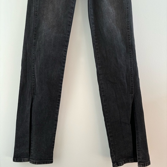 The Frankie Shop | High Waisted Split Hem Jeans - Picture 6 of 7